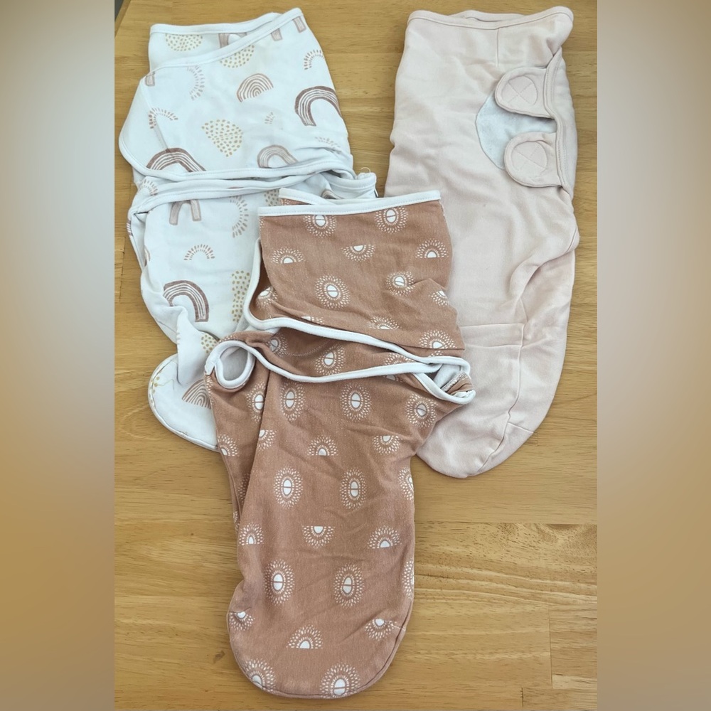 Set of 3 Aden + Anais Essentials Easy Swaddle Wraps 0-3 month